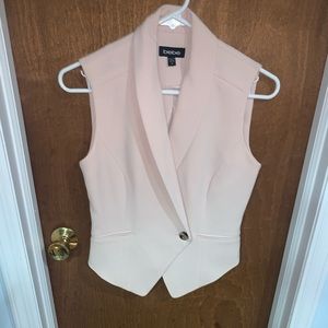Bebe Women’s Pale Pink Dress Vest